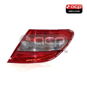 Tail Lamp Drivers Side Genuine Suits Mercedes-Benz C Class W204 6/2007 to 4/2011