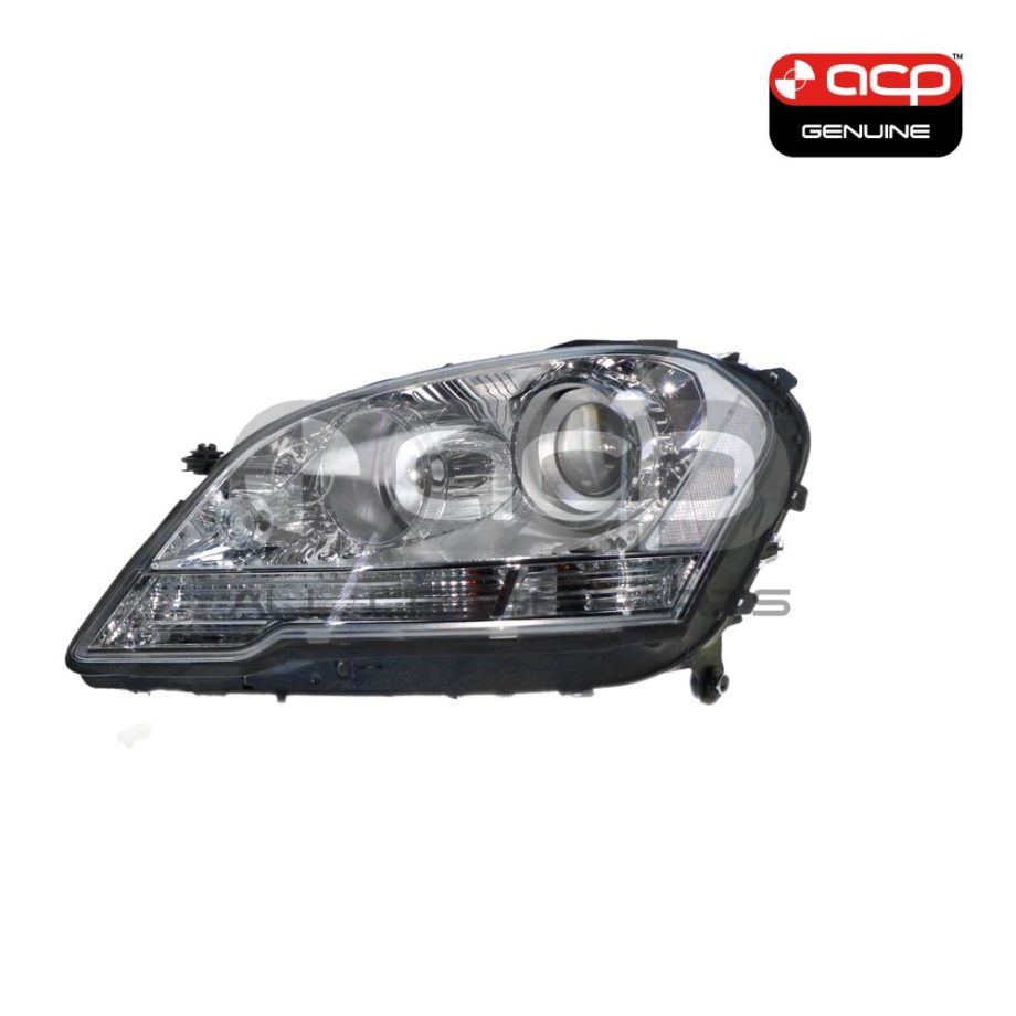 Halogen Electric Adjust Head Lamp Passenger Side Genuine Suits Mercedes-Benz M Class W164 2008 to 2012