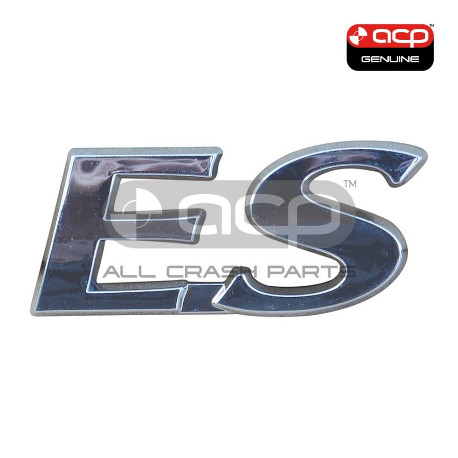 Boot lid Emblem "ES" Genuine Suits Mitsubishi Lancer CJ 2007 to 2015