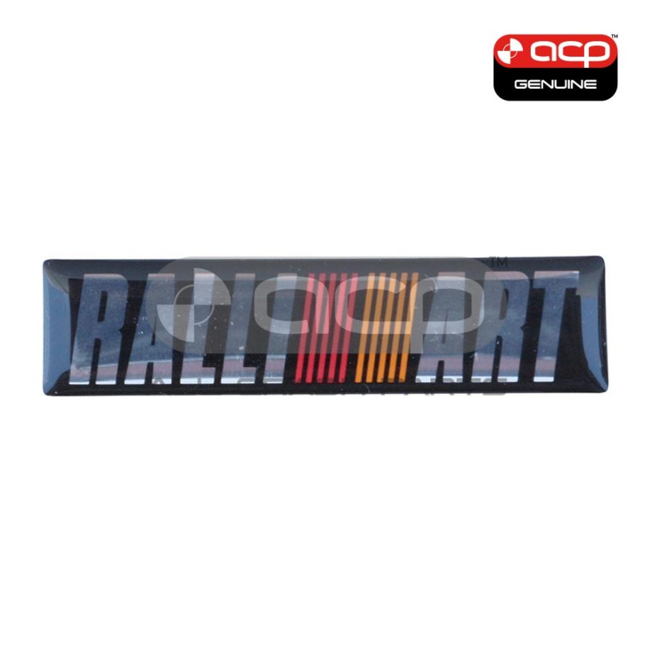 Boot lid Emblem "Ralliart" Genuine Suits Mitsubishi Lancer CJ 2008 to 2014