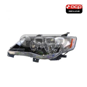 Xenon Head Lamp Black Passenger Side Genuine Suits Mitsubishi Outlander ZG 2006 to 2009
