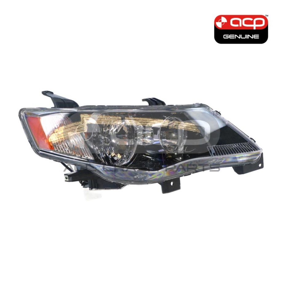 Xenon Head Lamp Black Drivers Side Genuine Suits Mitsubishi Outlander ZG 2006 to 2009