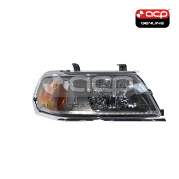 Head Lamp Drivers Side Genuine Suits Mitsubishi Challenger PA 2000 to 2004