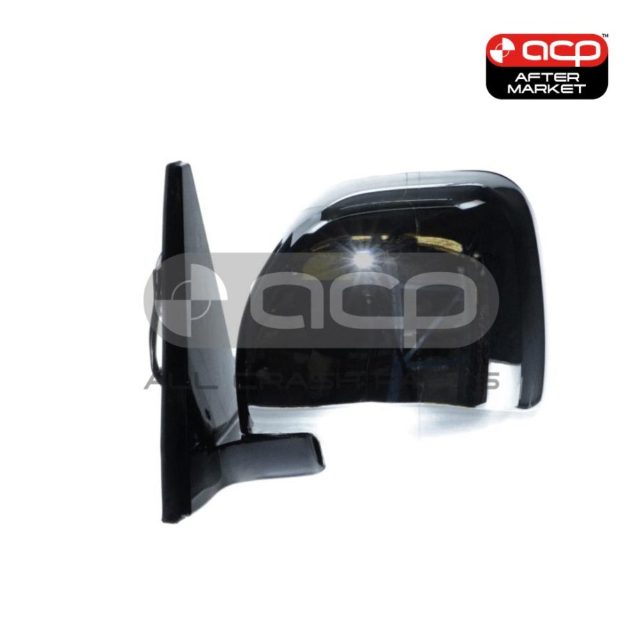 Chrome Door Mirror Electric Adjust Passenger Side Aftermarket suits Mitsubishi Pajero 2000 to 2006