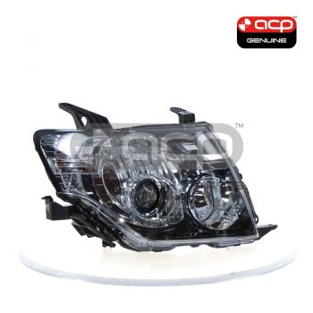 Halogen Head Lamp Drivers Side Genuine Suits Mitsubishi Pajero GLS/VRX NT 2008 to 2009