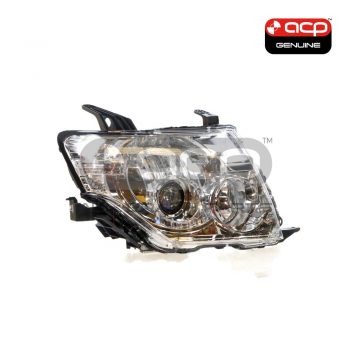 Xenon Chrome Head Lamp Drivers Side Genuine suits Mitsubishi Pajero Exceed 2006 to 2009