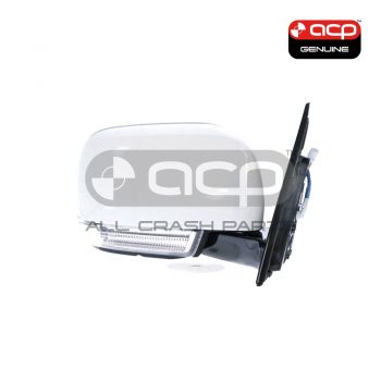 Door Mirror With Indicator Drivers Side Genuine suits Mitsubishi Pajero 2008 to 2014