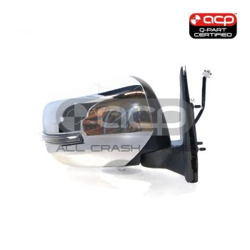 Chrome Door Mirror Driver Side Certified suits Mitsubishi Challenger PC & Triton MN 8/2009 to 12/2015