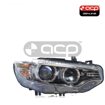 Xenon Head Lamp Drivers Side Genuine suits BMW 4 Series 2014 to 2017
