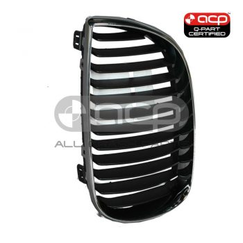Chrome/Black Grille Passenger Side Certified Suits BMW 1 Series E87 2004 to 2007