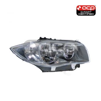 Halogen Silver Head Lamp Drivers Side Certified Suits BMW 1 Series E87 2004 to 2007