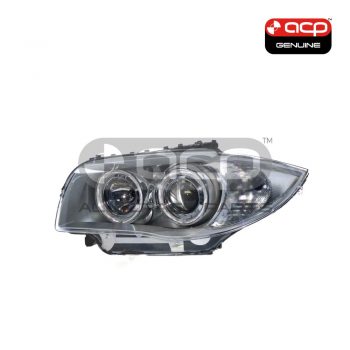 Bi-Xenon Head Lamp Passenger Side OES Suits BMW 1 Series E87 2004 to 2007