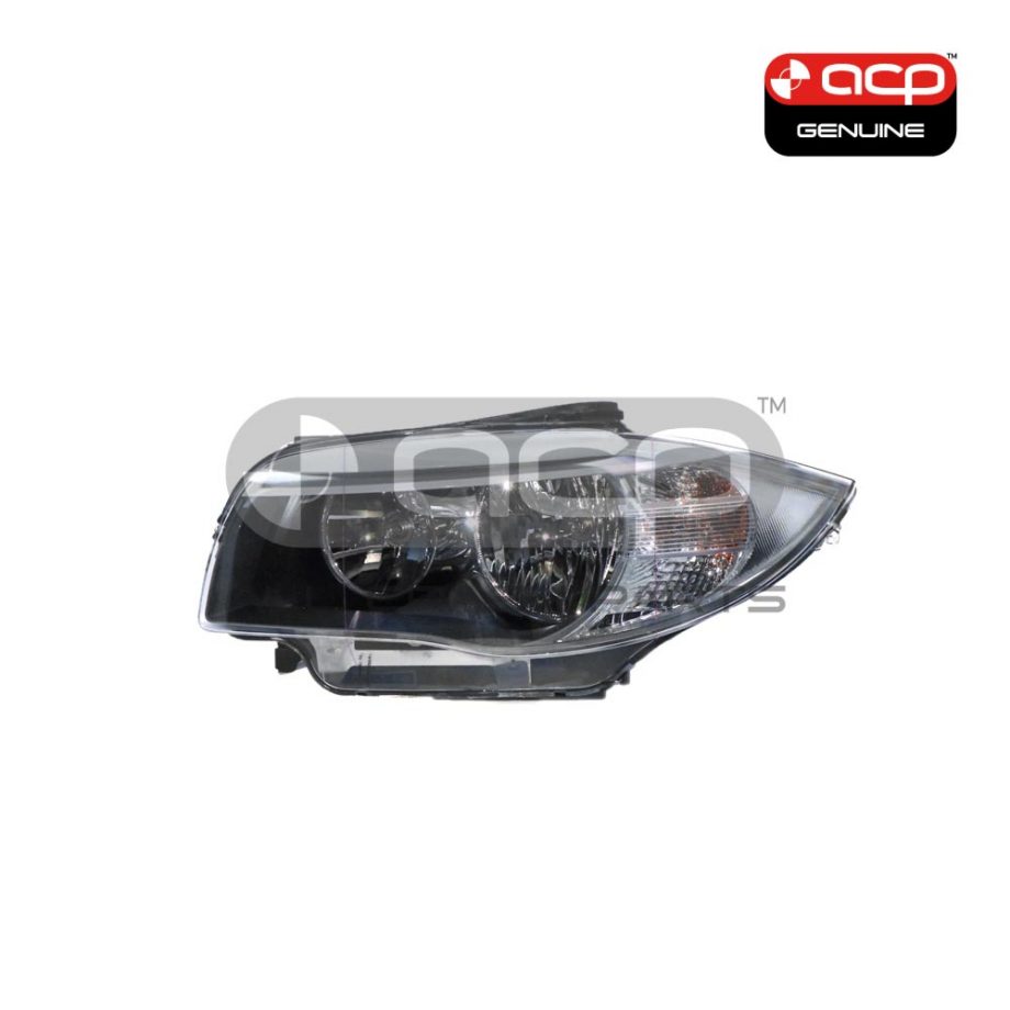 Halogen Head Lamp Passenger Side OES suits BMW 1 Series 2011 to 2013