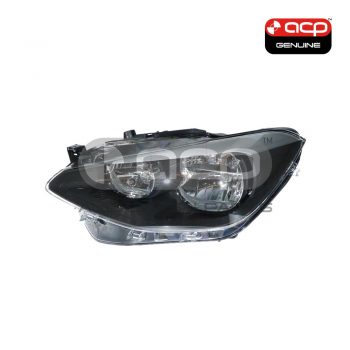Halogen Manual Adjust Head Lamp Passenger Side OES Suits BMW 1 Series F20 2011 to 2016