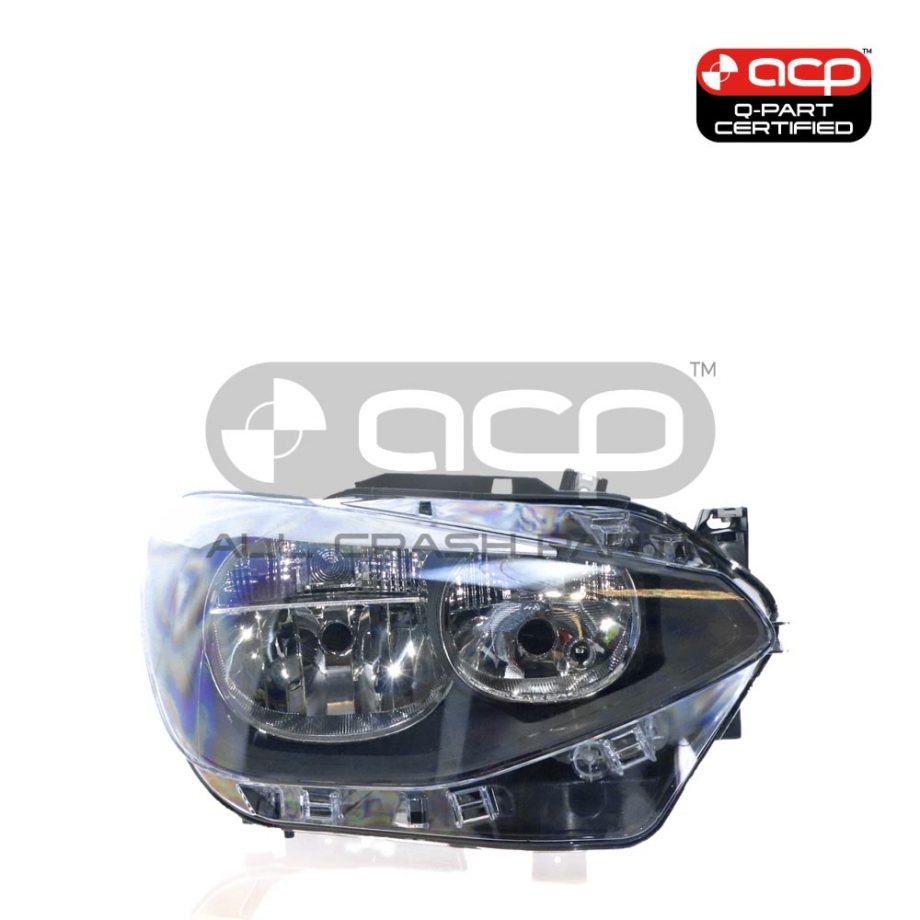 Halogen Manual Adjust Head Lamp Drivers Side Certified Suits BMW 1 Series F20 2011 to 2016