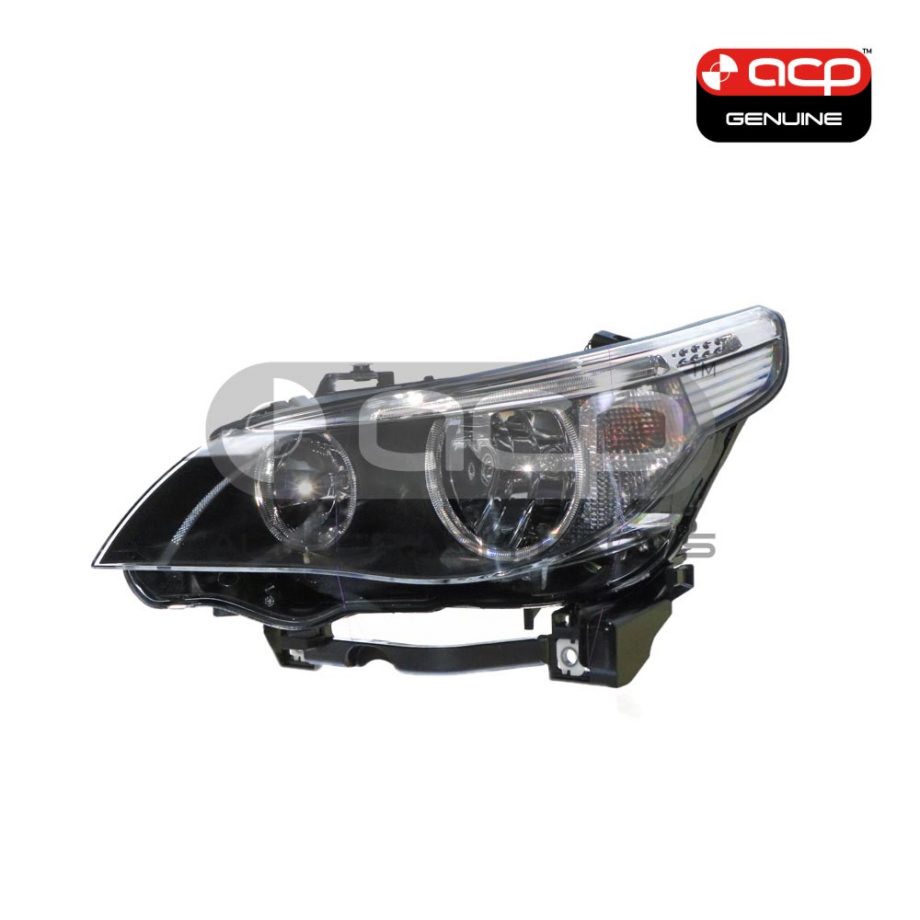 Halogen Head Lamp Passenger Side OES Suits BMW 5 Series E60/E61 2003 to 2007