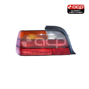Red/Amber Tail Lamp Passenger Side Certified Suits BMW 3 Series E36 Coupe 1991 to 1996