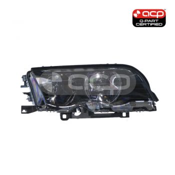 Halogen Head Lamp Drivers Side Certified Suits BMW 3 Series E46 Sedan 1998 to 2001