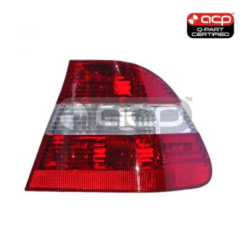 Tail Lamp Clear/Red Drivers Side Certified Suits BMW 3 Series E46 Sedan 9/1998 to 9/2001