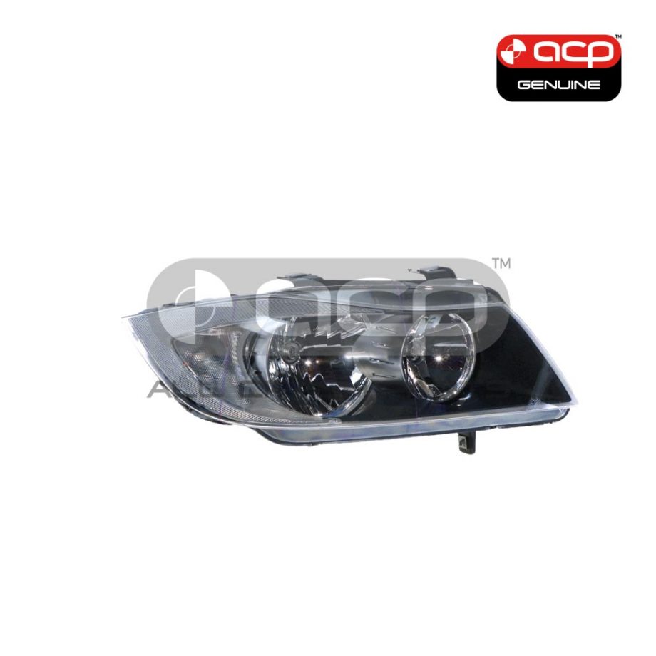 Halogen Manual Adjust Head Lamp Drivers Side OES Suits BMW 3 Series E90 2005 to 2008