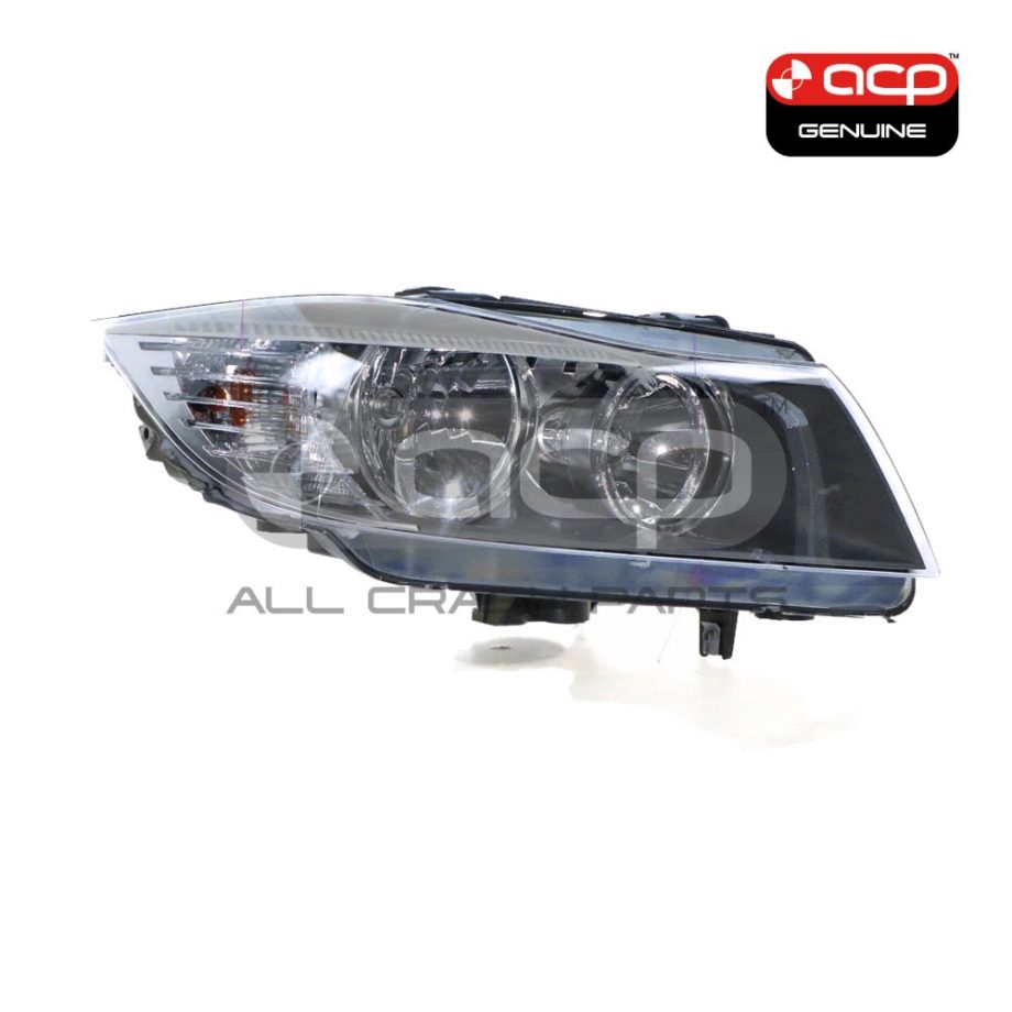 Halogen Electric Adjust Head Lamp Drivers Side OES Suits BMW 3 Series E90 2008 to 2012