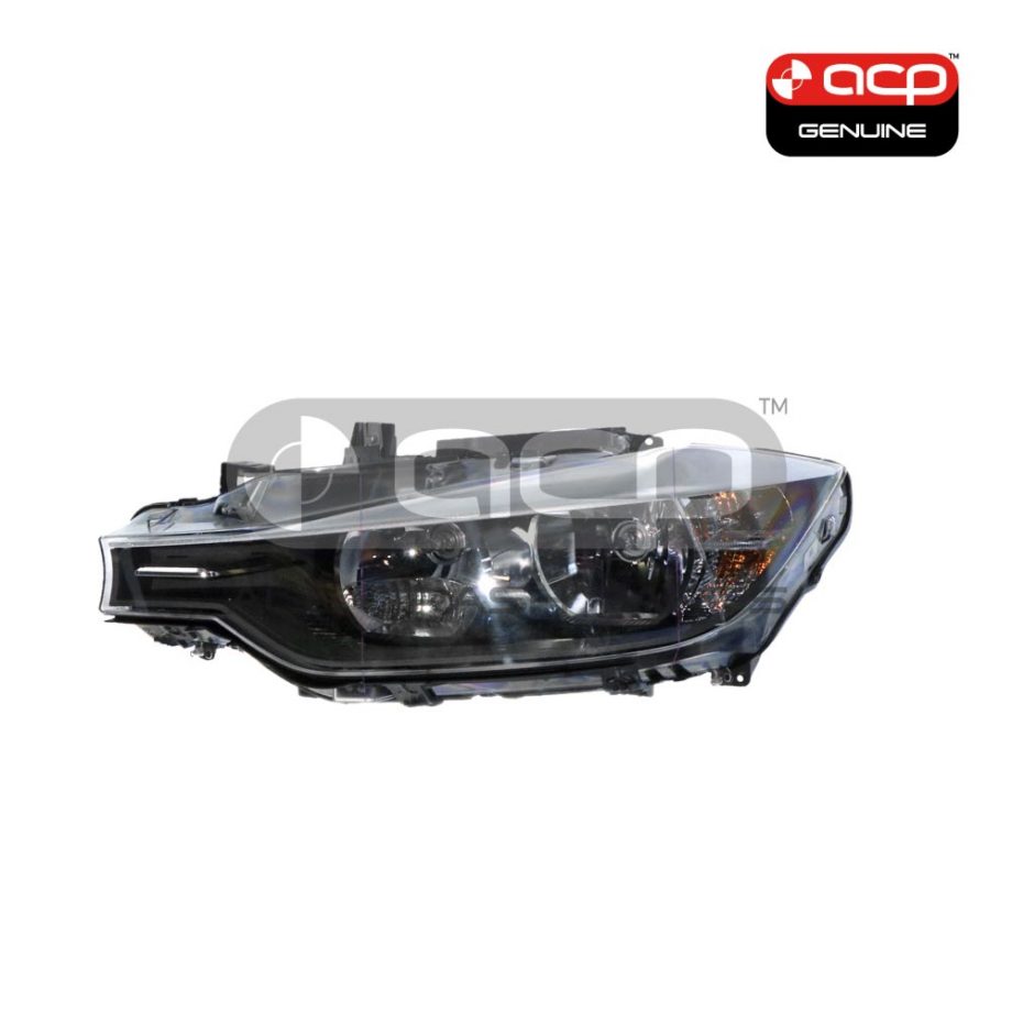 Halogen Head Lamp Passenger Side OES Suits BMW 3 Series F30 Sedan 2012 to 2015