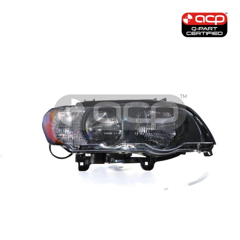 Halogen Electric Adjust Head Lamp Drivers Side Certified Suits BMW X5 E53 2000 to 2007