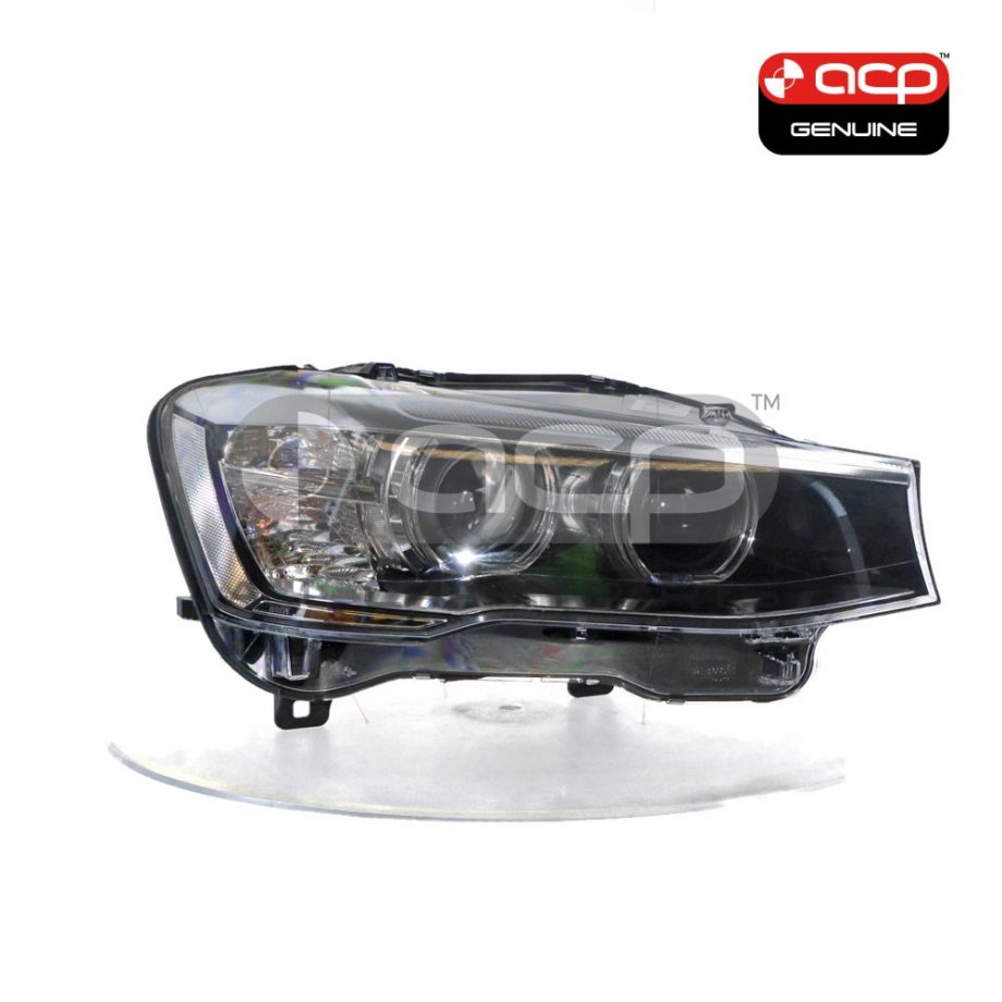 Bi-Xenon Head Lamp Drivers Side Genuine suits BMW X3/X4 2014 On