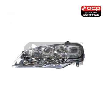 Chrome Halogen Head Lamp Passenger Side Certified Suits Ford Falcon Futura/Fairmont BF II 2006 to 2008