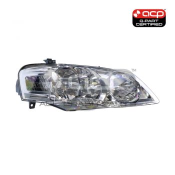 Chrome Halogen Head Lamp Drivers Side Certified Suits Ford Falcon Futura/Fairmont BF II 2006 to 2008