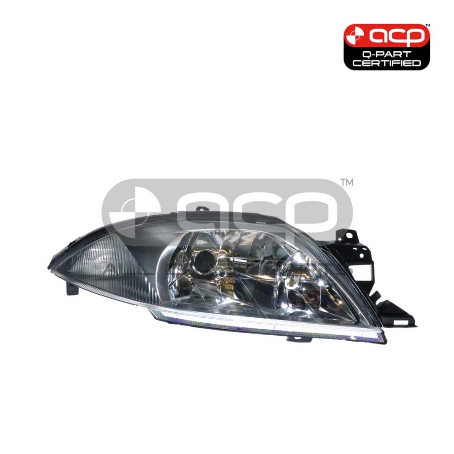 Silver Halogen Head Lamp Drivers Side Certified Suits Ford Falcon AU1 1998 to 2000