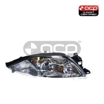 Chrome Halogen Head Lamp Drivers Side Certified Suits Ford Falcon Fairmont/Ghia AU2/AU3 2000 to 2002