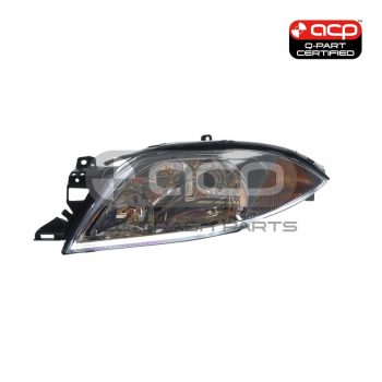 Chrome Halogen Head Lamp Amber Indicator Passenger Side Certified Suits Ford Falcon Fairmont/Ghia AU2/AU3 2000 to 2002