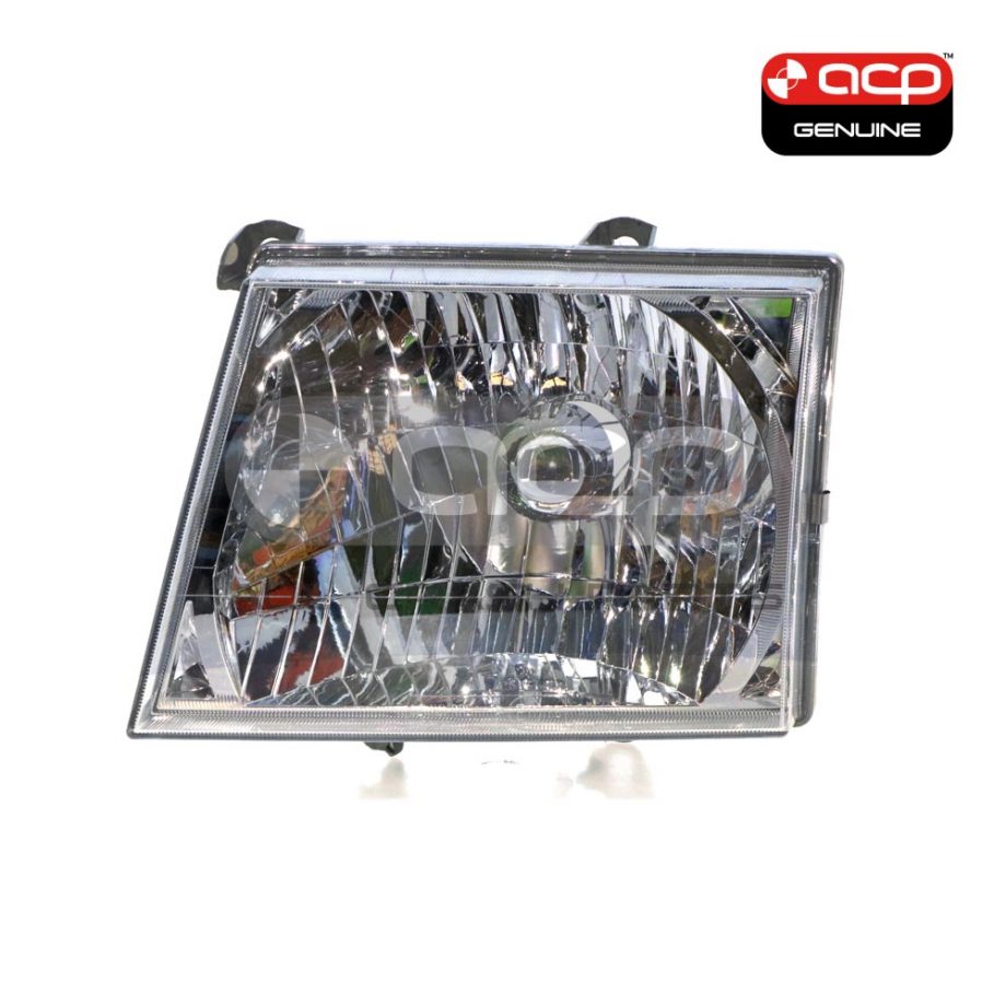 Halogen Manual Adjust Head Lamp Passenger Side Genuine Suits Ford Courier PG/PH 2002 to 2006