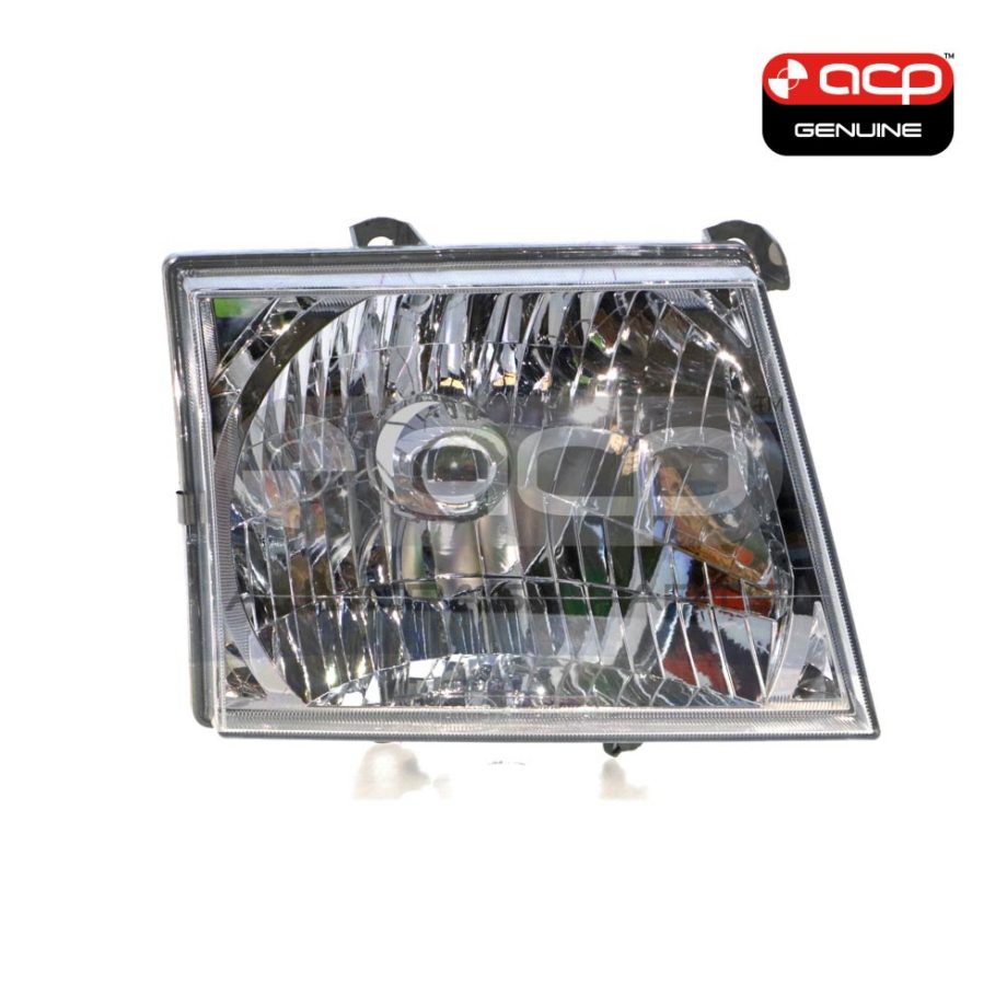 Halogen Manual Adjust Head Lamp Drivers Side Genuine Suits Ford Courier PG/PH 2002 to 2006