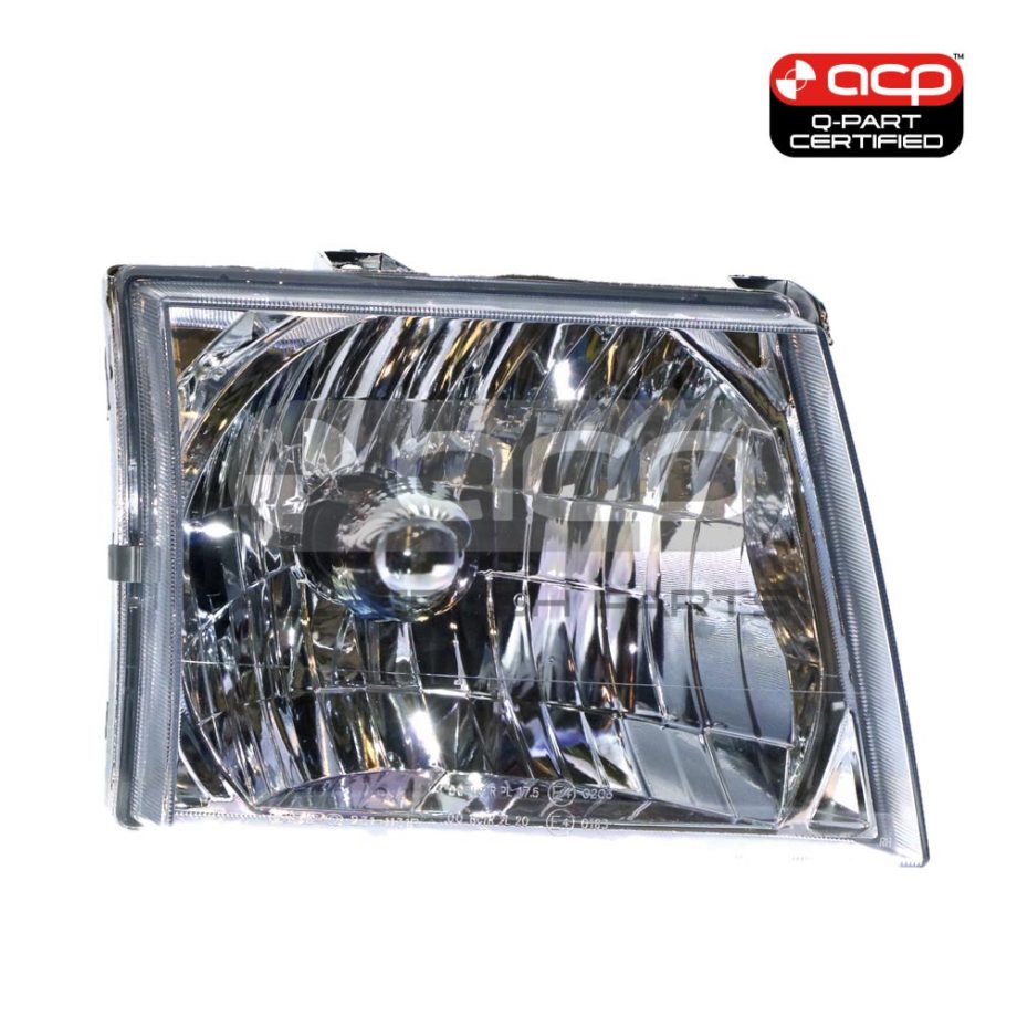 Halogen Manual Adjust Head Lamp Drivers Side Certified Suits Ford Courier PG/PH 2002 to 2006