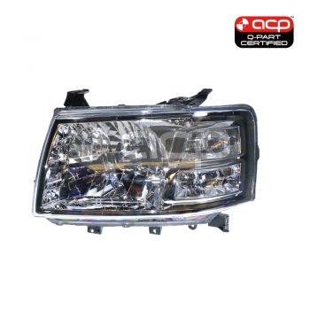 Halogen Manual Adjust Head Lamp Passenger Side Certified Suits Ford Ranger PJ 2006 to 2009