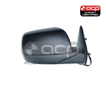Black Door Mirror Electric Adjust Drivers Side Certified Suits Ford Ranger PJ 2006 to 2009