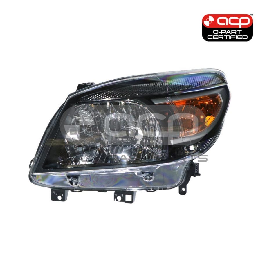Halogen Manual Adjust Head Lamp Passenger Side Certified Suits Ford Ranger PK 2009 to 2011