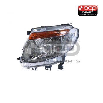 Chrome Head Lamp Passenger Side Certified Suits Ford Ranger Wildtrak PX 2011 to 2015