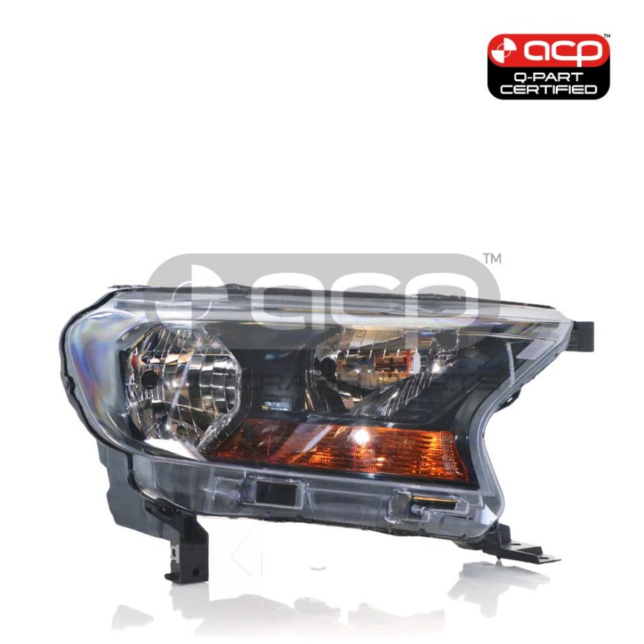 Head Lamp Drivers Side Certified Suits Ford Ranger XL/XLS PX 2015 to 2018