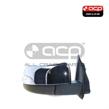 Chrome Door Mirror With Indicator Drivers Side Genuine Suits Ford Ranger PX 9/2011 to 9/2018