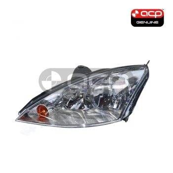 Halogen Manual Adjust Head Lamp Passenger Side Genuine Suits Ford Focus LR 2002 to 2004