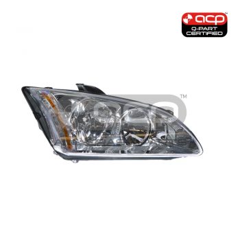 Halogen Manual Adjust Head Lamp Drivers Side Certified Suits Ford Focus LS/LT 2005 to 2009