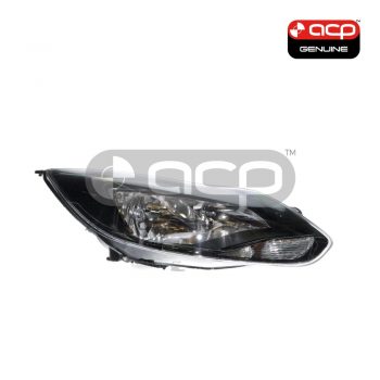 Black Head Lamp Drivers Side Genuine Suits Ford Focus LW 2011 to 2012