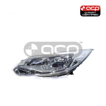 Chrome Head Lamp Passenger Side Certified Suits Ford Focus LW 2011 to 2012