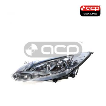 Chrome Head Lamp Passenger Side Genuine Suits Ford Focus LW 2012 to 2015