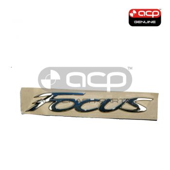 Boot lid Emblem "Focus" Genuine suits Ford Focus LW/LZ 4/2011 to 8/2015
