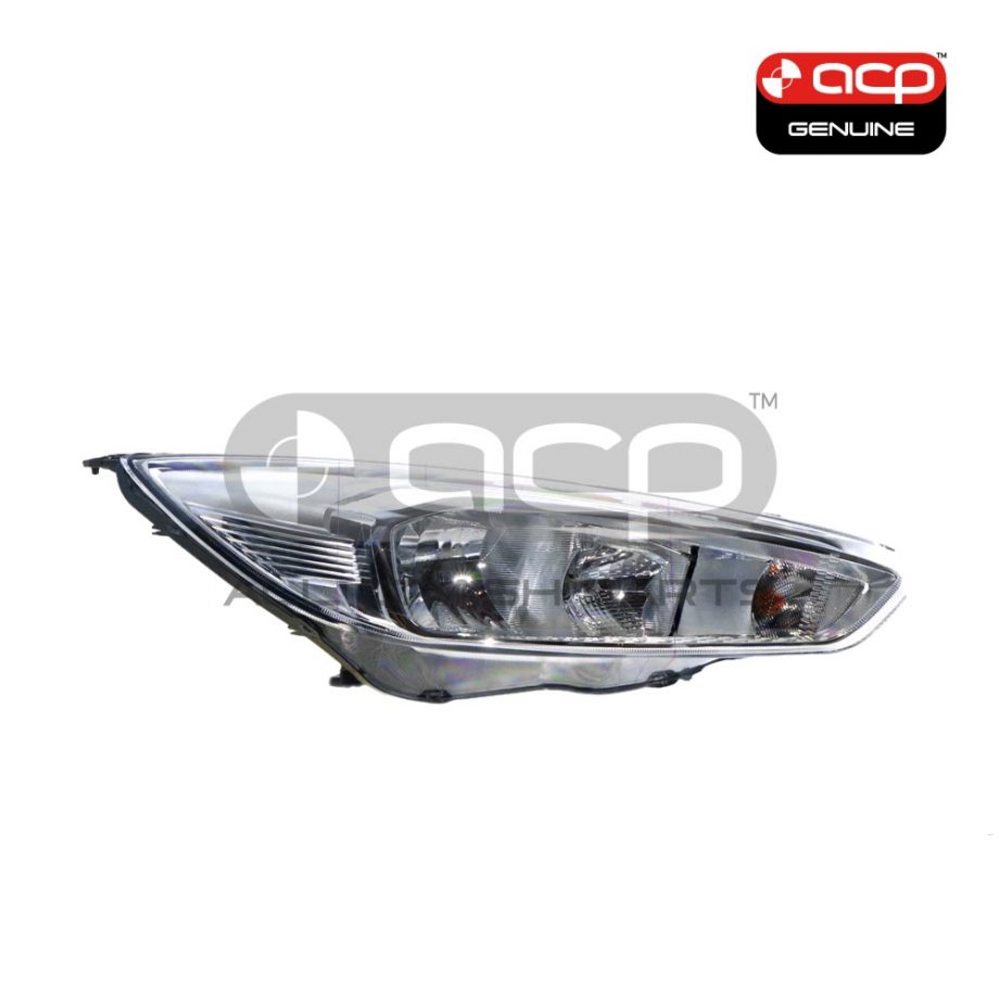 Halogen Manual Adjust Head Lamp Drivers Side Genuine Suits Ford Focus LZ 2015 to 2018