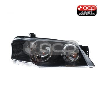 Black Head Lamp Drivers Side Certified Suits Ford Territory SX/SY 6/2004 to 4/2009